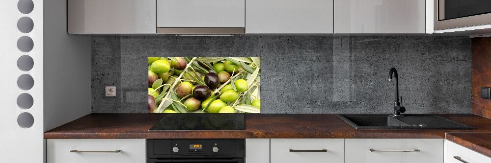 Cooker splashback Fresh olives