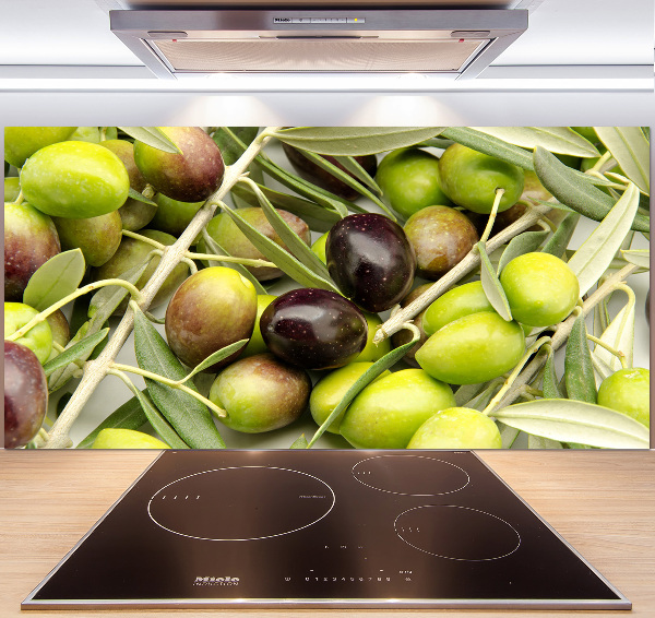 Cooker splashback Fresh olives