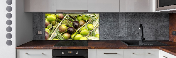 Cooker splashback Fresh olives