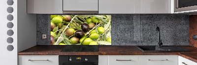 Cooker splashback Fresh olives