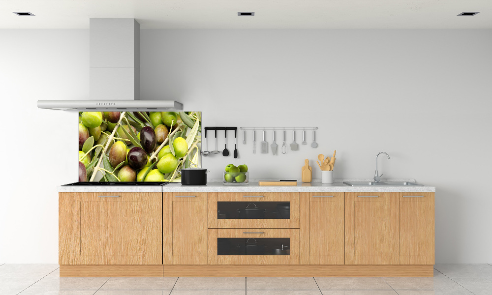 Cooker splashback Fresh olives