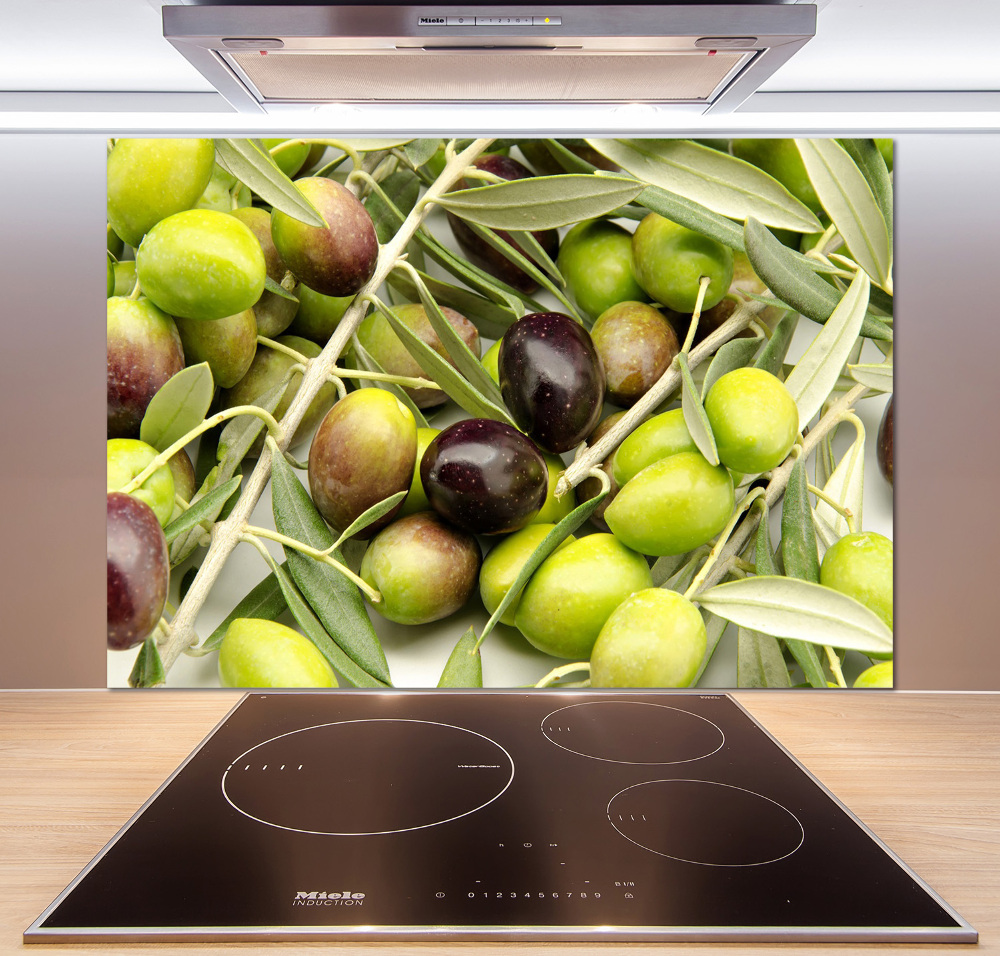 Cooker splashback Fresh olives