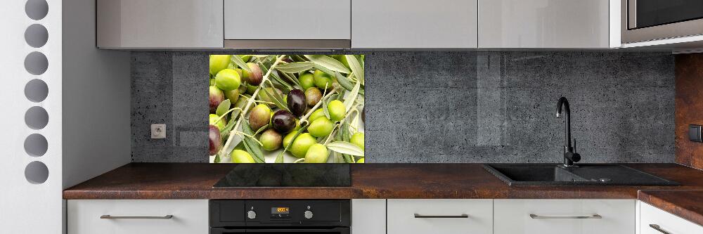 Cooker splashback Fresh olives