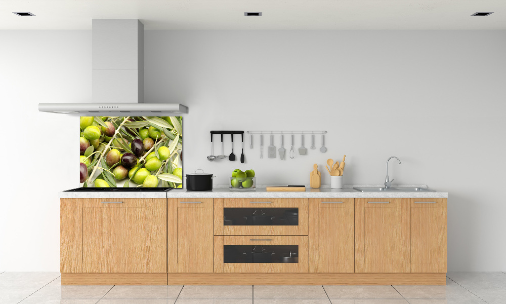 Cooker splashback Fresh olives