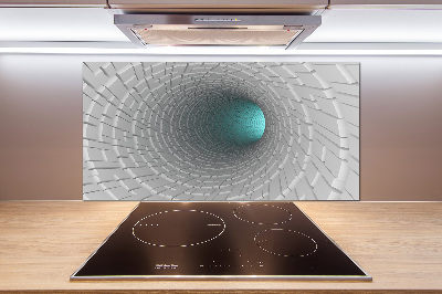 Cooker splashback 3D tunnel