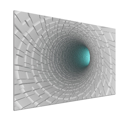 Cooker splashback 3D tunnel