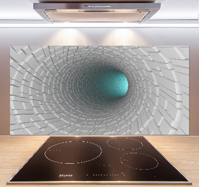 Cooker splashback 3D tunnel