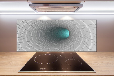 Cooker splashback 3D tunnel