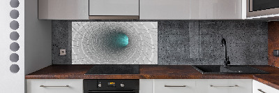 Cooker splashback 3D tunnel