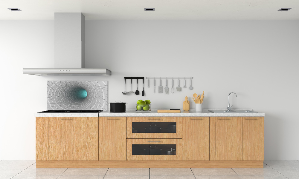 Cooker splashback 3D tunnel