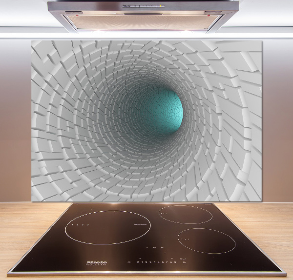 Cooker splashback 3D tunnel