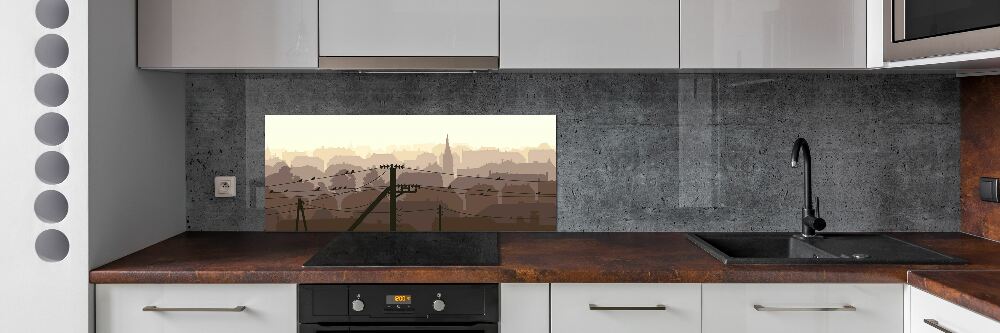 Cooker splashback City