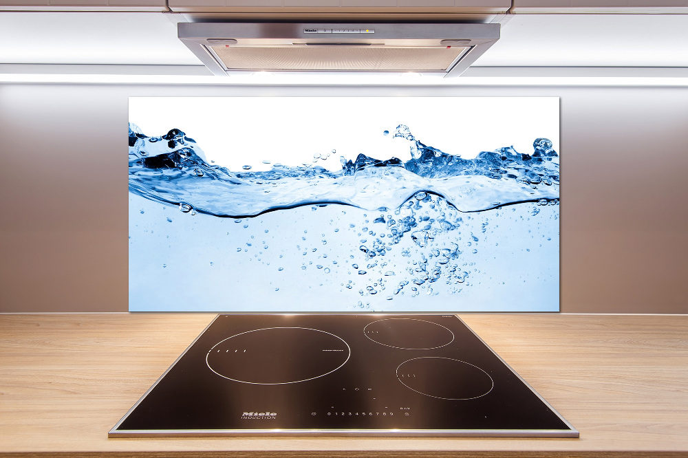 Cooker splashback Water