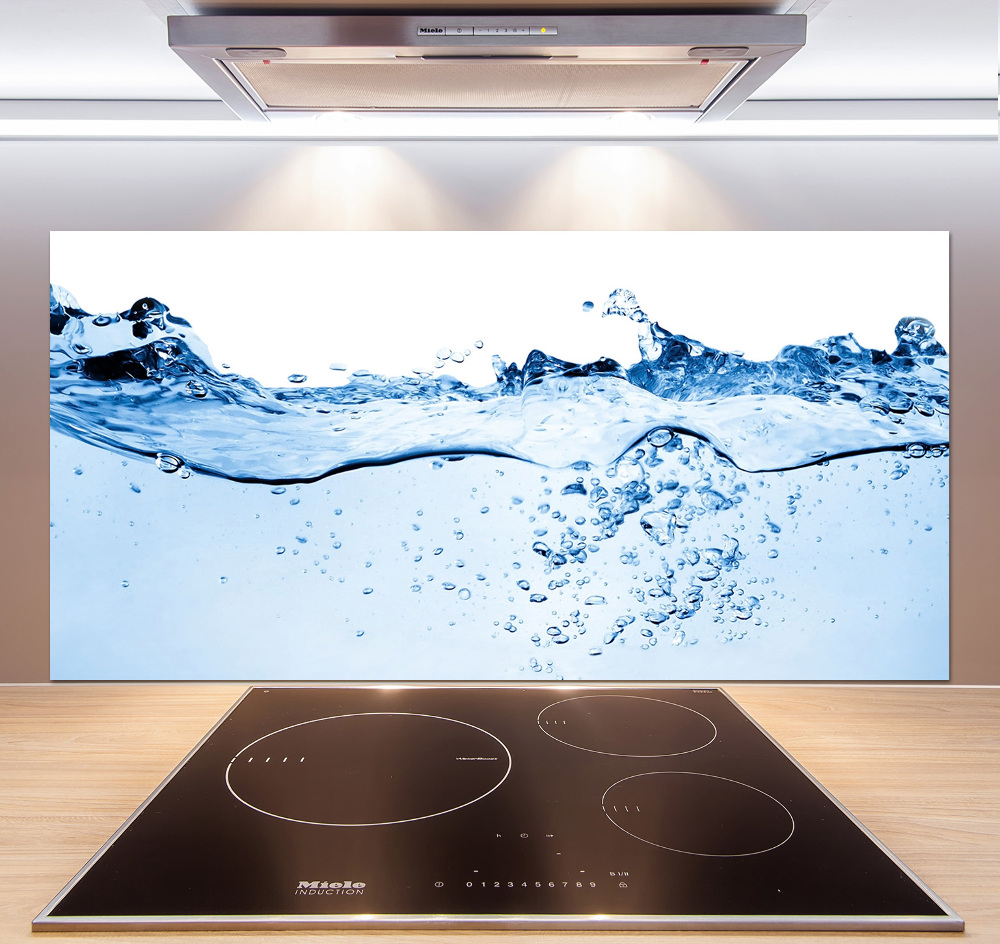 Cooker splashback Water