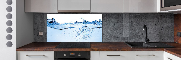 Cooker splashback Water