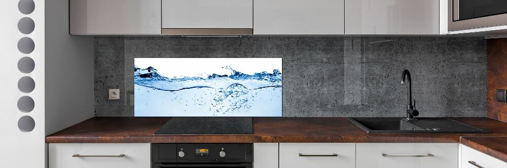 Cooker splashback Water