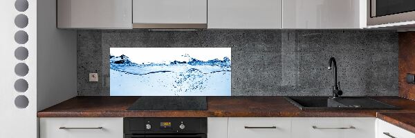 Cooker splashback Water