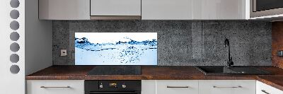 Cooker splashback Water