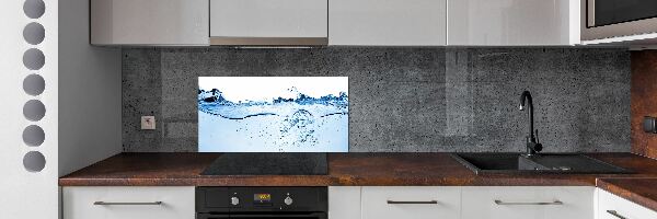 Cooker splashback Water