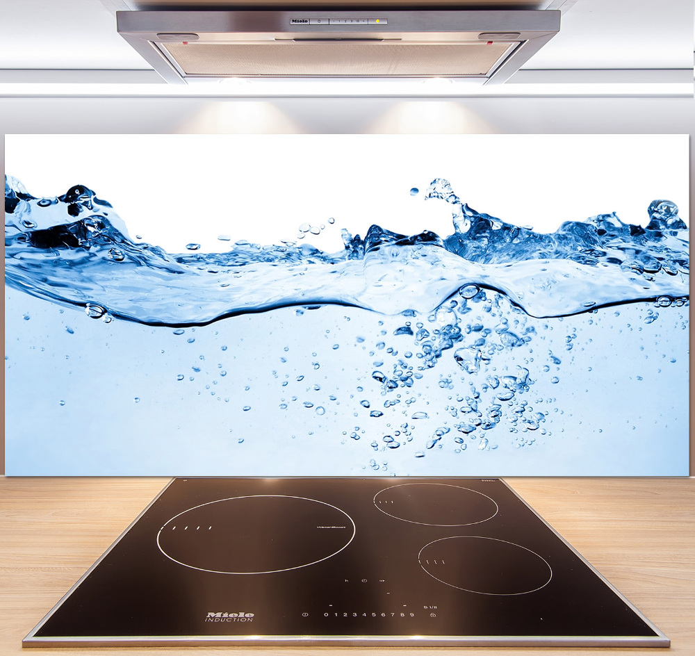 Cooker splashback Water