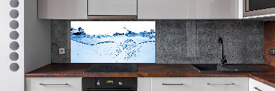 Cooker splashback Water