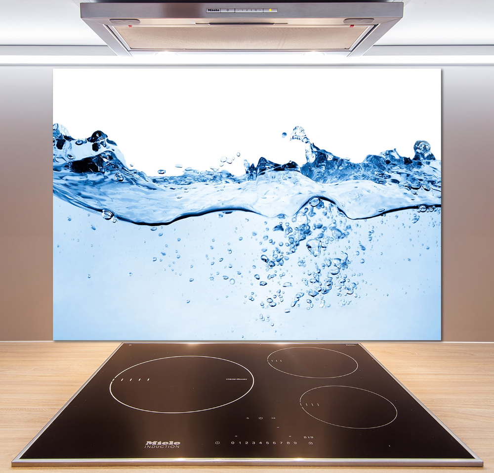 Cooker splashback Water