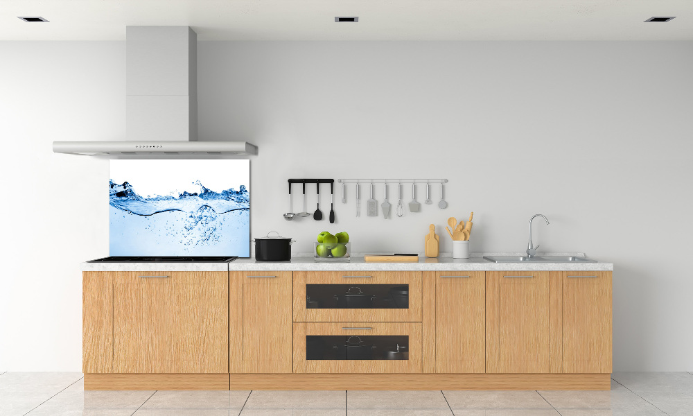 Cooker splashback Water