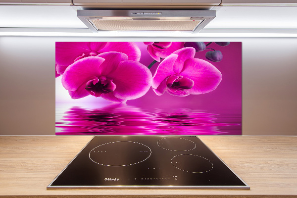 Kitchen splashback Orchid