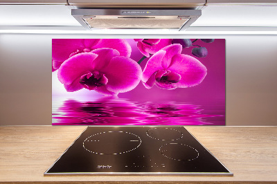 Kitchen splashback Orchid