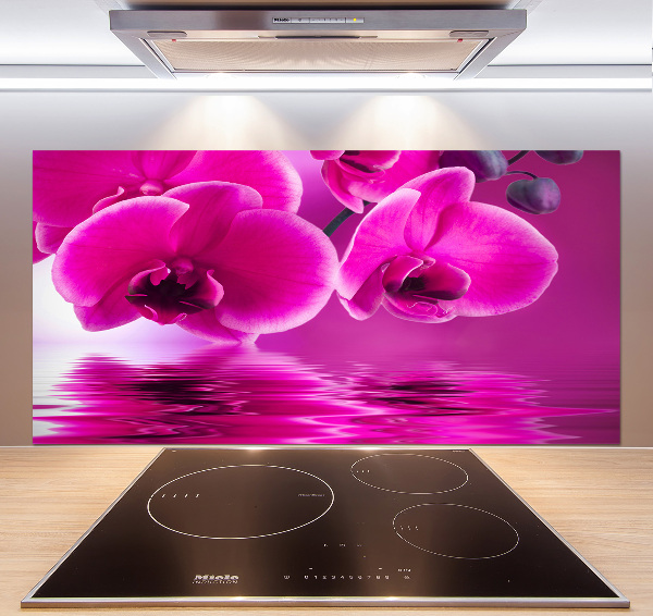 Kitchen splashback Orchid