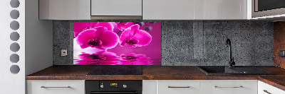 Kitchen splashback Orchid