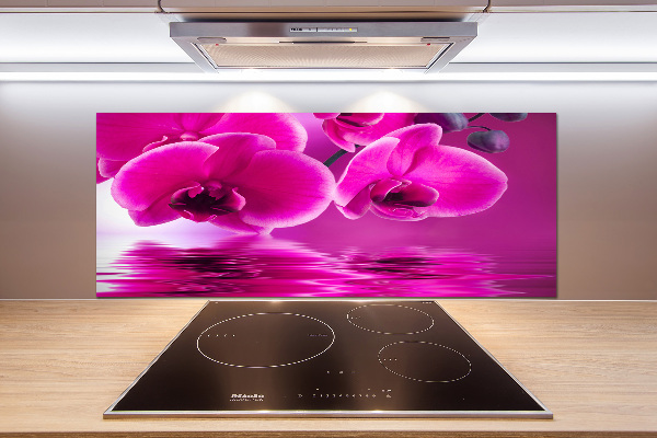 Kitchen splashback Orchid