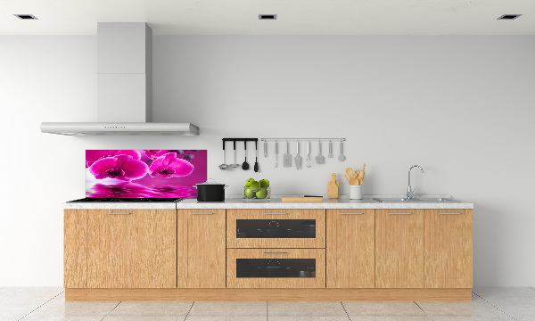 Kitchen splashback Orchid