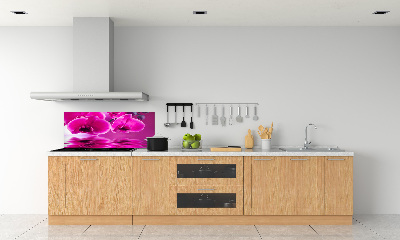 Kitchen splashback Orchid