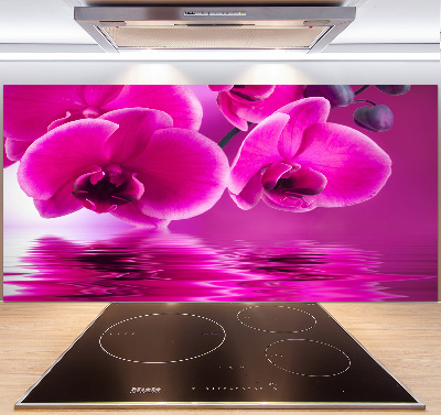 Kitchen splashback Orchid