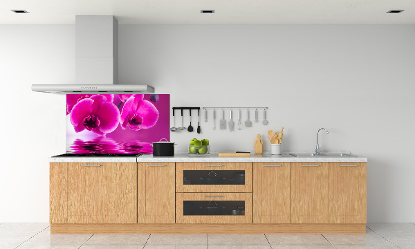 Kitchen splashback Orchid