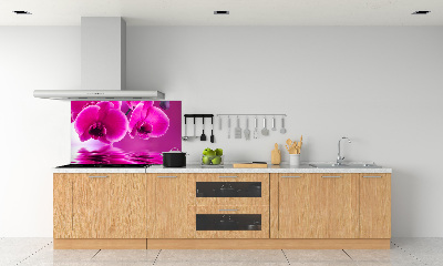 Kitchen splashback Orchid