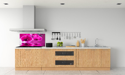 Kitchen splashback Orchid