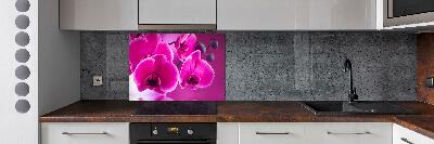 Kitchen splashback Orchid