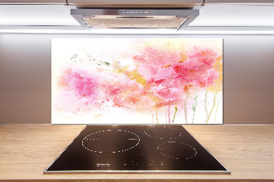 Cooker splashback Flowers