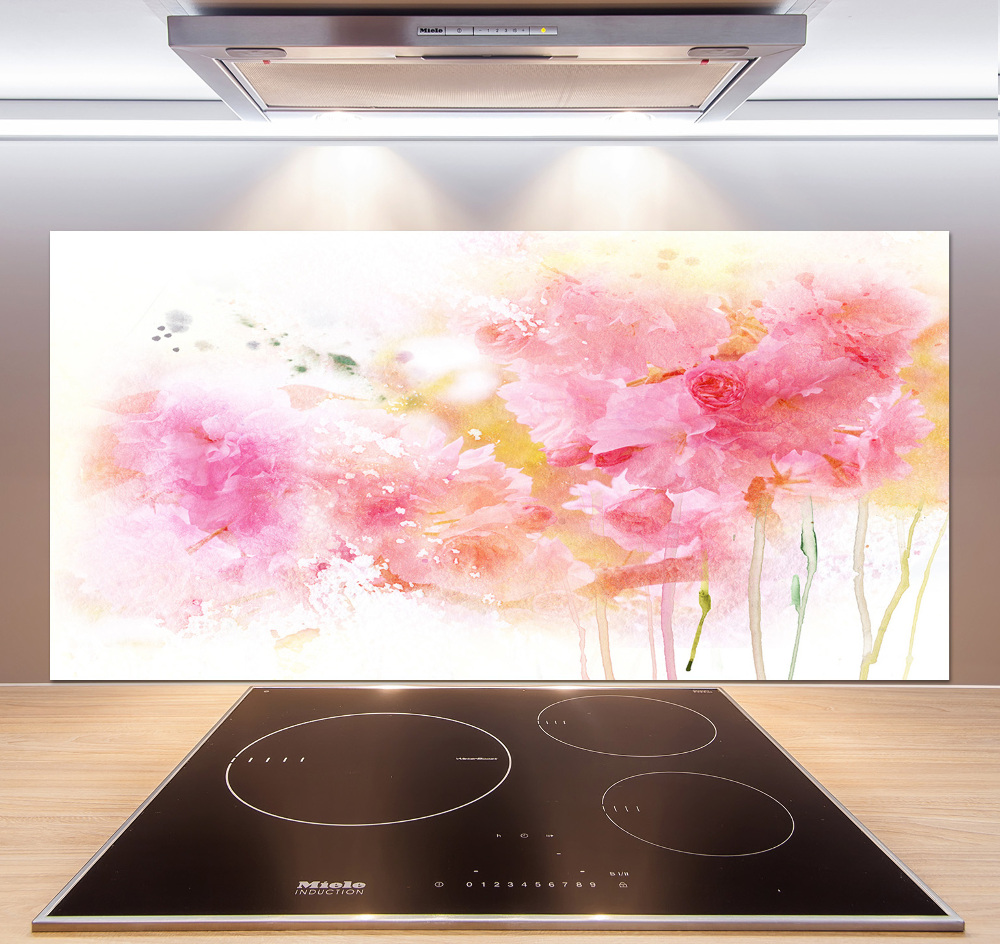 Cooker splashback Flowers