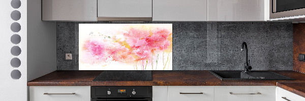 Cooker splashback Flowers