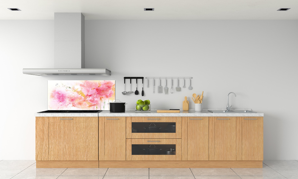 Cooker splashback Flowers