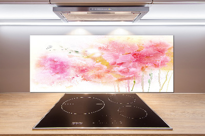 Cooker splashback Flowers