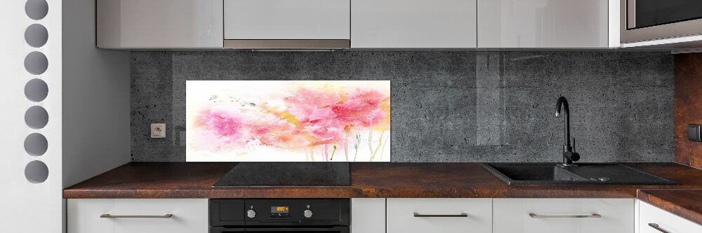 Cooker splashback Flowers