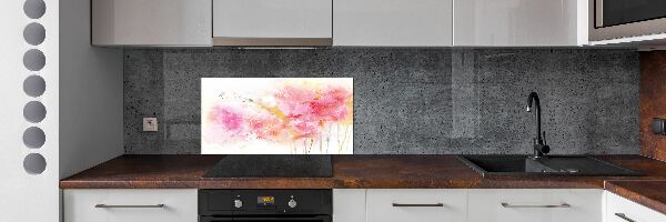 Cooker splashback Flowers