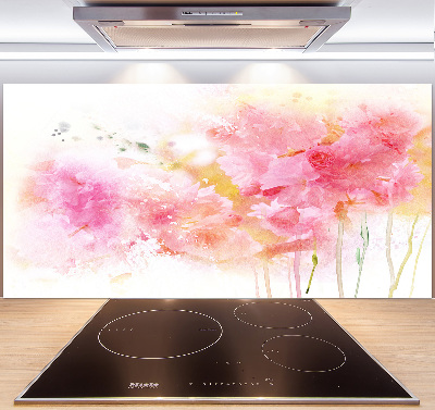 Cooker splashback Flowers