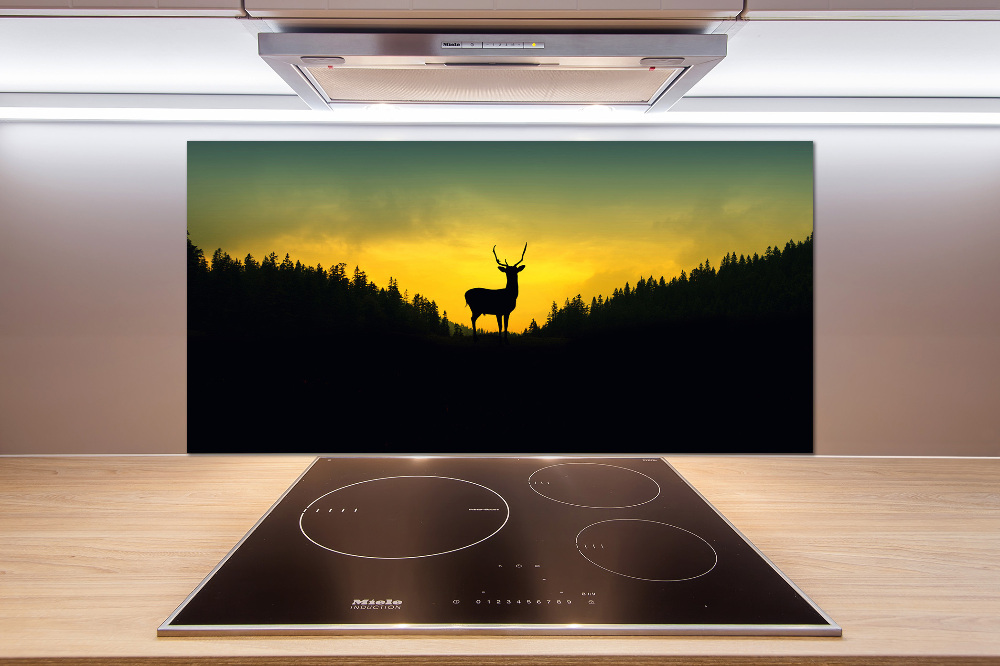 Cooker splashback Deer