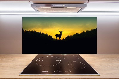 Cooker splashback Deer