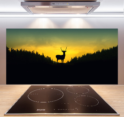 Cooker splashback Deer